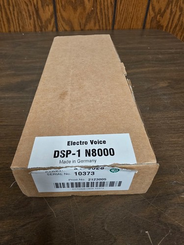 Electro voice dsp - electro, dsp-1