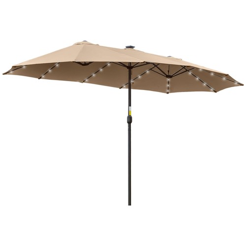 Outsunny ombrellone - ombrellone, da