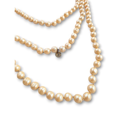 Collana chanel placcata oro - collana,