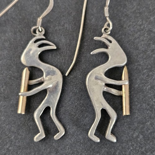Orecchini vintage kokopelli - vintage,