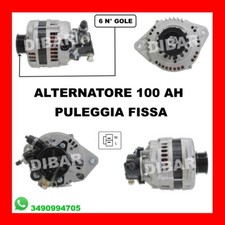 ALTERNATORE 100AH PULEGGIA