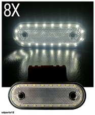 8 Luci Ingombro 20 LED Bianco