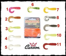 10 FALCETTI IN GOMMA PESCA