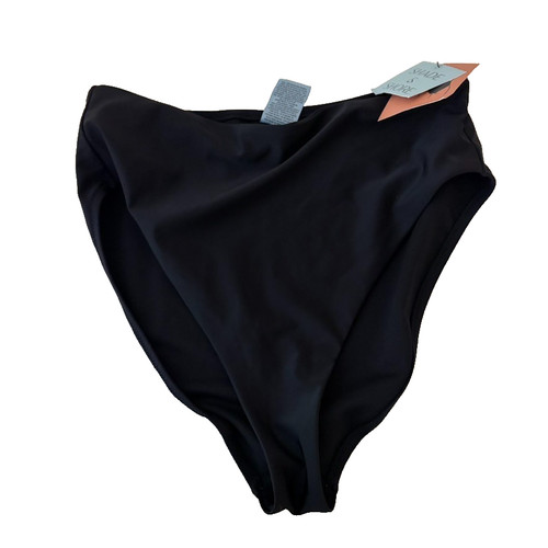 Slip bikini donna nero medio