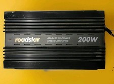AMPLIFICATORE Hi-Fi Car AUTO - ROADSTAR 200 WATT TESTATO OLD SCHOOL VINTAGE