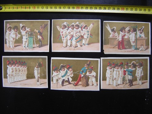 Lot serie chromo dorees - serie,