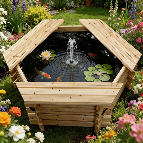 Piscina laghetto giardino - laghetto,
