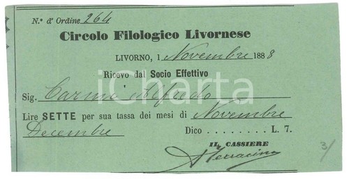 1888 livorno circolo - livorno,