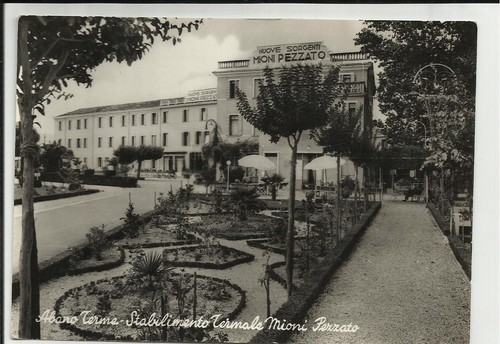 Vecchia cartolina abano - vecchia,