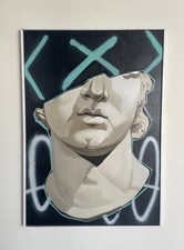 QUADRO D’AUTORE DIPINTO A MANO SU TELA 100x70cm QUADRO MODERNO CASA SALONE