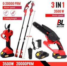 KIT 3 PEZZI FORBICE + MOTOSEGA