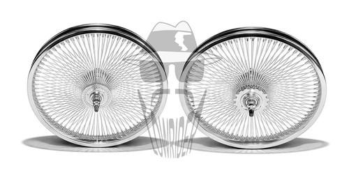 Ruota bicicletta cromata - , 16”