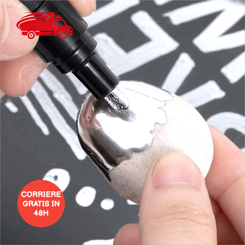 1pz penna marca argento - , per