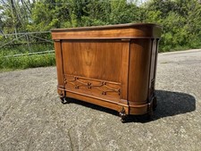 Bancone Antico Da Farmacia Liberty Floreale Noce Milano 