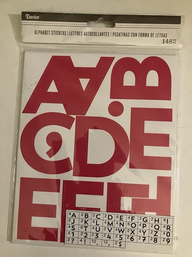 Set adesivi numeri alfabeto