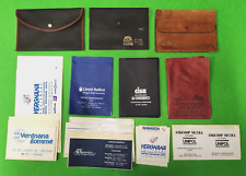 LOTTO PORTADOCUMENTI AUTO EPOCA FIAT FORD VOLVO INNOCENTI VINTAGE AUTOMOBILIA VW