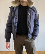 Giacca uomo Hetrego - tg. L - colore blu - piuma d'oca e anatra