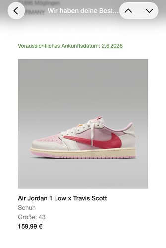 Nike air jordan low travis - 1,