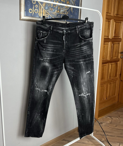 Jeans skater dsquared2 nero - jeans,