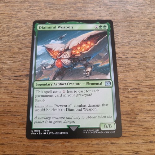 Diamond weapon 0183 carta - weapon, u