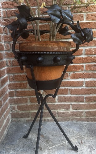 Portavasi ferro battuto 800 - portavasi,