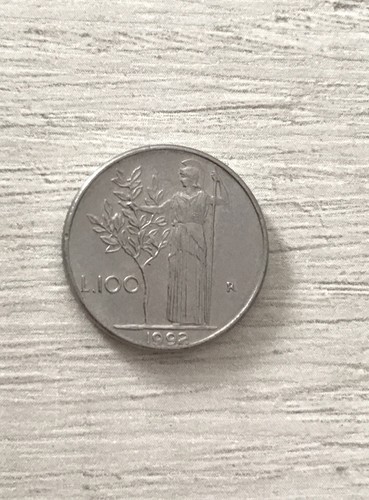 Moneta 100 lire minerva - 100,
