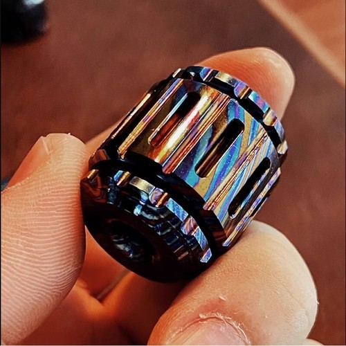 Titanium umbrella rope beads
