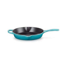 Le Creuset Padella doppio becco profonda Evolution in ghisa 26 Blu Caribe