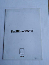 FIAT RITMO 105 TC  MANUALE