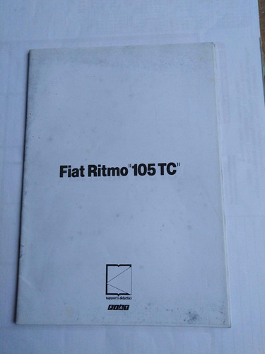 Fiat ritmo 105 manuale - ritmo, tc