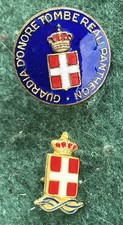 Lotto Spilla Guardia D’onore Tombe Reali Pantheon Stemma Savoia