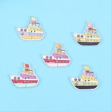 50pcs bottoni in legno fai da