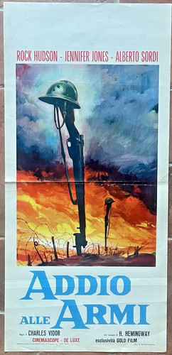 Locandina addio alle armi 1958 - alle,
