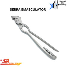 EMASCULATORE SERRA 14" CON CRICCHETTO Premium Castrazione Strumenti Veterinari
