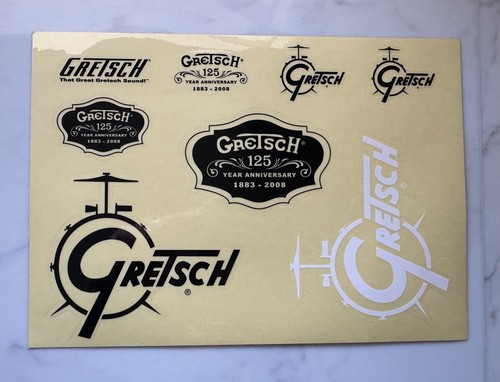 Foglio adesivo logo gretsch - foglio,