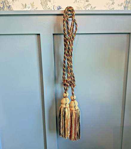 Coppia fascette tende vintage - coppia,