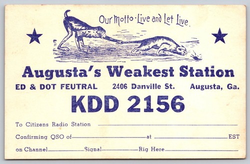 Vintage kdd 2156 augusta cb - kdd,
