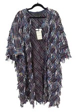 Cardigan aperto multicolore