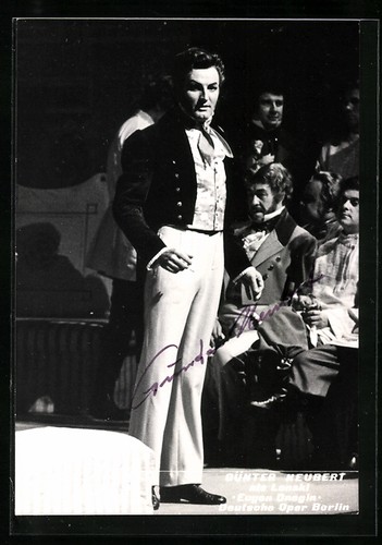 Cartolina cantante lirico