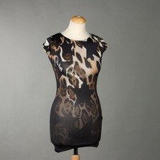 Maglia Animalier Second Hand Philipp Plein in Viscosa Taglia XS