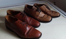 2 paia Scarpe Uomo Vero cuoio - Fatta a Mano Made in Italy  num 43 poco usate