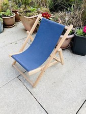 Sedia a sdraio stile vintage