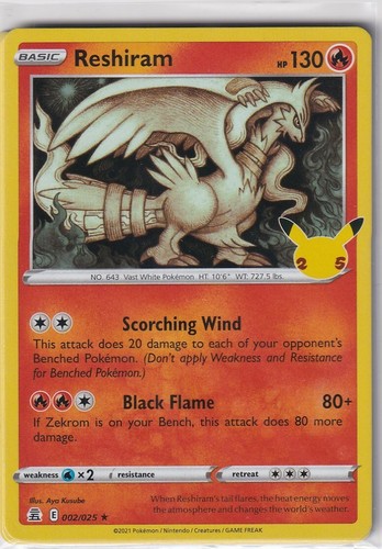 Carta pokemon game 25th - pokemon,