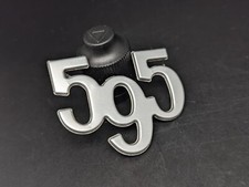 FIAT ABARTH 595 LOGO MORBIDO SIGLA EMBLEMA FREGIO STEMMA SCRITTA BADGE TARGA