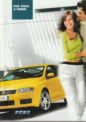 Brochure fiat stilo - 3, porte