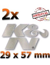 K&N Die Cut argento 29x57 mm