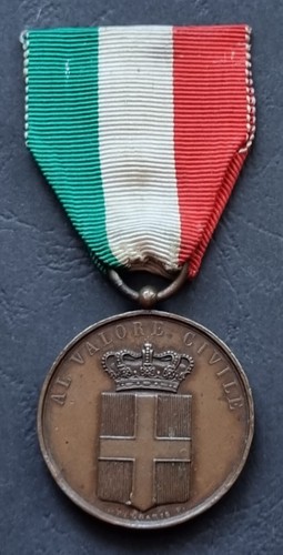 Regno italia medaglia bronzo - d'italia,