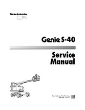 GENIE S-40 Boom Lift Manuale