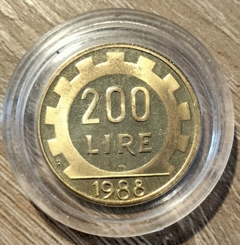 200 lire 1988 proof - 200,