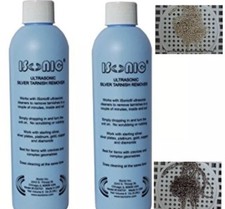 iSonic CSST01 Rimuovi Appannamento Argento Ultrasuoni 8 once Ciascuno, Confezione da 2